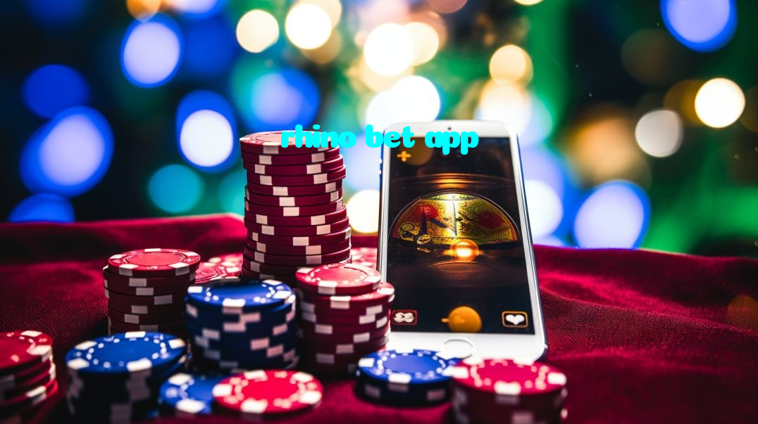 rhino bet app casino presented on mobile device in Pakistan with slots and live games
